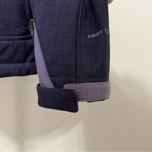 Free Country Purple Full Zip Front Jacket w/Hood - Picture 5 of 11